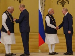 State slatues to Prime minister Modi 