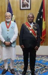 State slatues to Prime minister Modi 