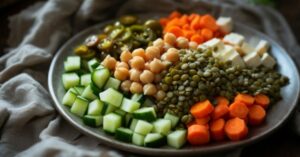 Protein Rich Cheakpea - Paneer Salad 