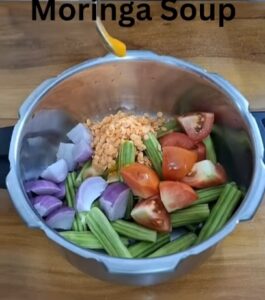 Moringa - Masoor dal Soup