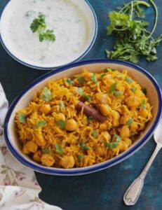 Punjabi Chana Pulao Recipe 